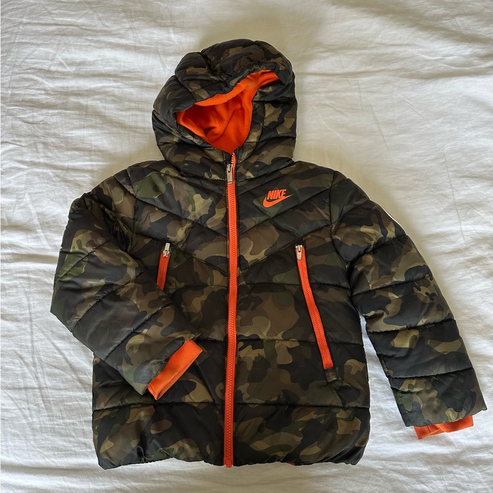 Nike Camo Puffer Coat Boys